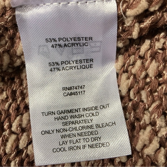 Natural Reflections Cozy Comfy Oversized Hooded Cardigan Sweater Layers Brown - Picture 15 of 15